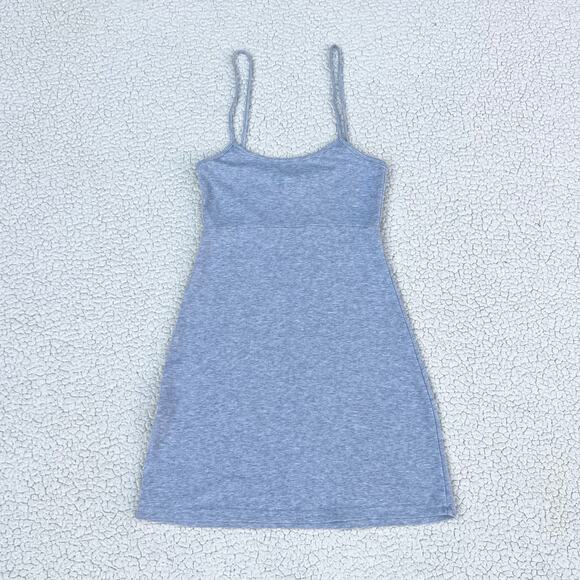 Brandy Melville Grey Spaghetti Strap Dress NWOT - Picture 1 of 5